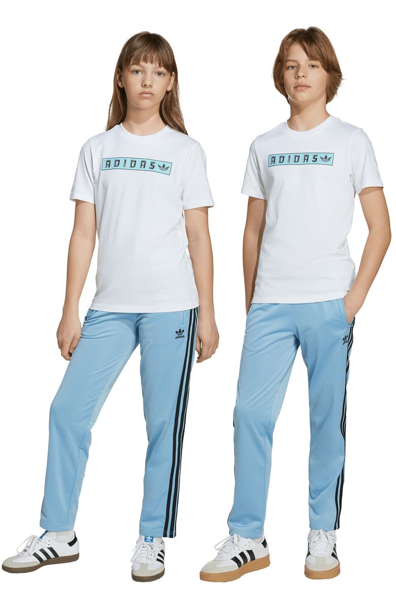 adidas Kids' Firebird Recycled Polyester Track Pants, Alternate, color, Ash Blue