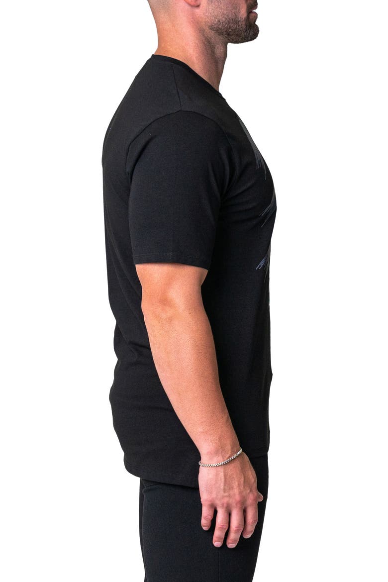 Skull Graphic T-Shirt, Alternate, color, BLACK