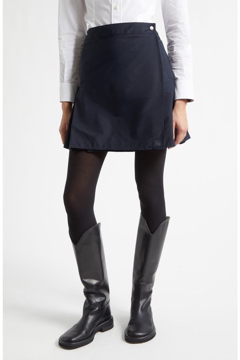 Nadina Pleated Miniskirt, Main, color, SILHOUETTE BLUE