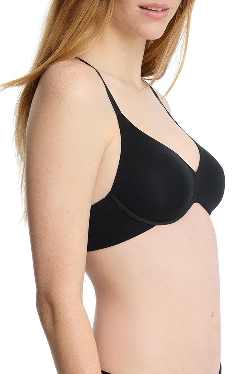 Skarlett Blue Insider Seamless Underwire Bra, Alternate, color, Black