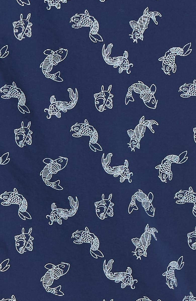 French Connection Koi Print Slim Fit Shirt, Alternate, color, 