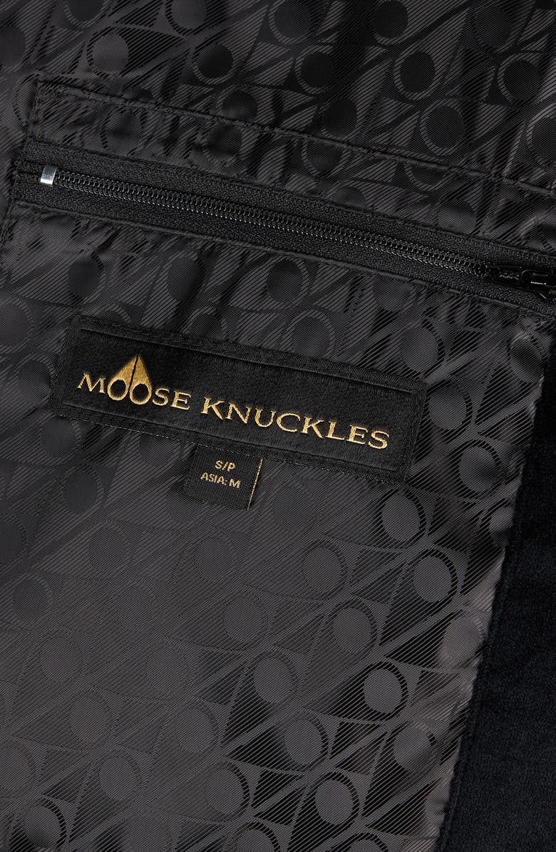 Moose Knuckles Misti Water & Wind Resistant 800 Fill Power Down Convertible Velour Jacket, Alternate, color, 