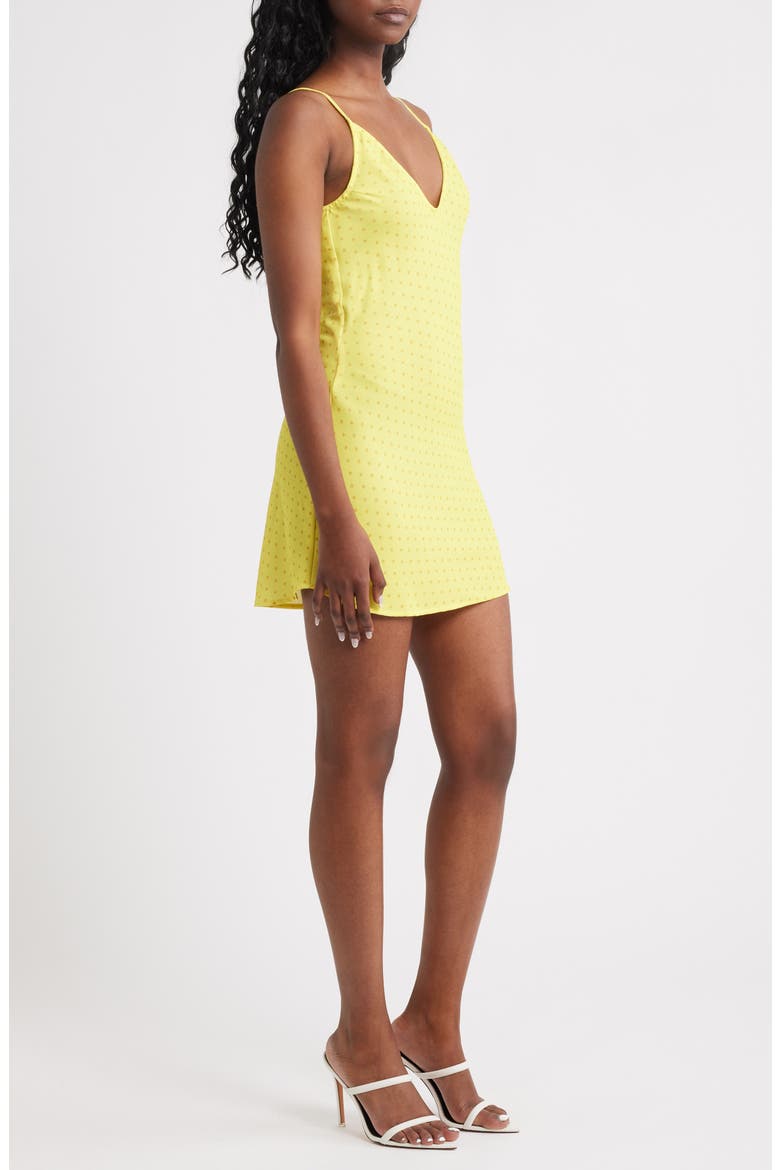 The Jordan Polka Dot Minidress, Alternate, color, YELLOW