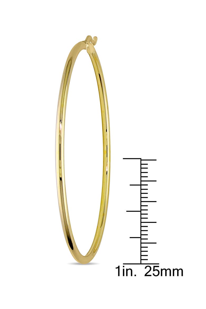 Polished Hoop Earrings, Alternate, color, GOLD