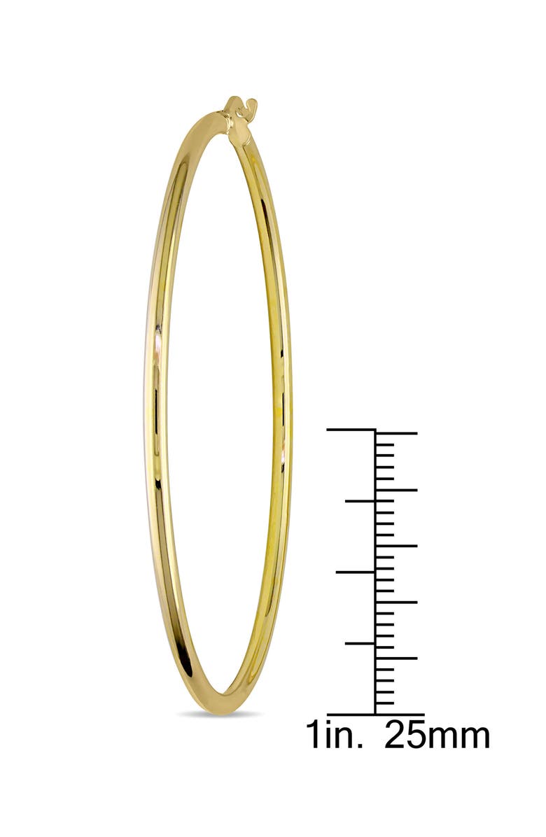 DELMAR Polished Hoop Earrings, Alternate, color, 