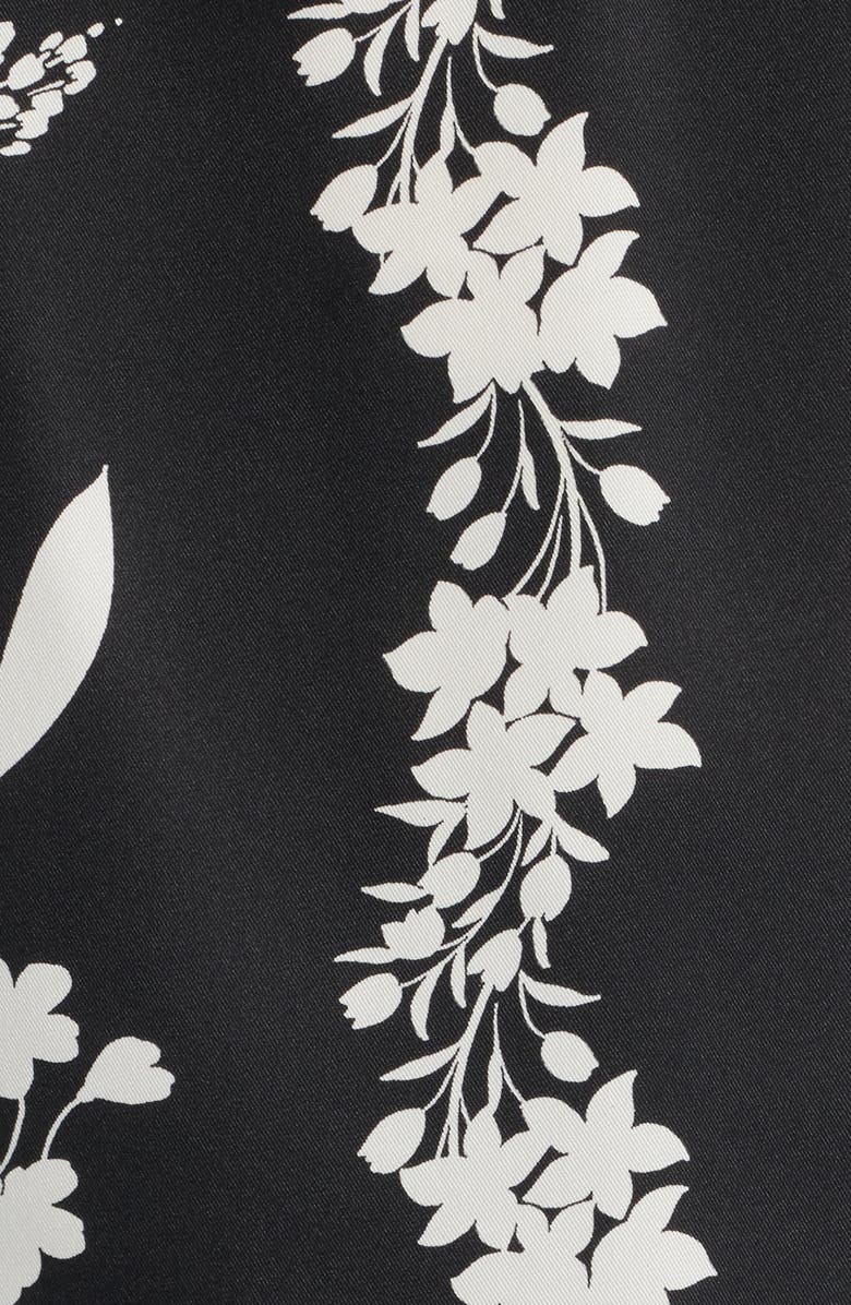 Anne Klein Floral Pullover Top, Alternate, color, Anne Black/ White Dove