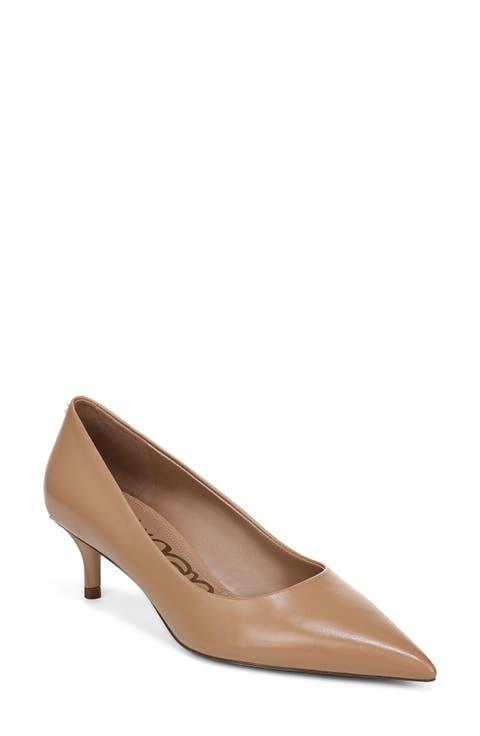 Summer Pointed Toe Kitten Heel Pump