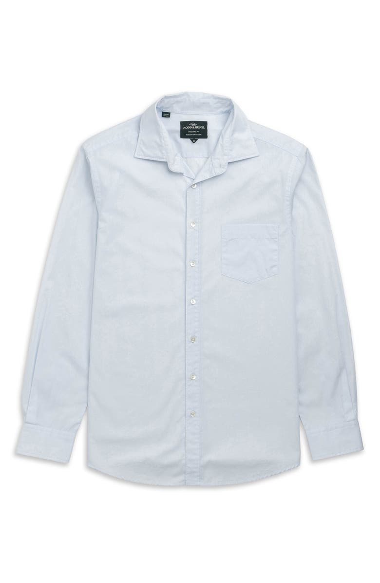 Rodd & Gunn Polstead Organic Cotton Button-Up Shirt, Alternate, color, Powder Blue