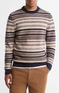 Barbour Highsted Fair Isle Wool Crewneck Sweater