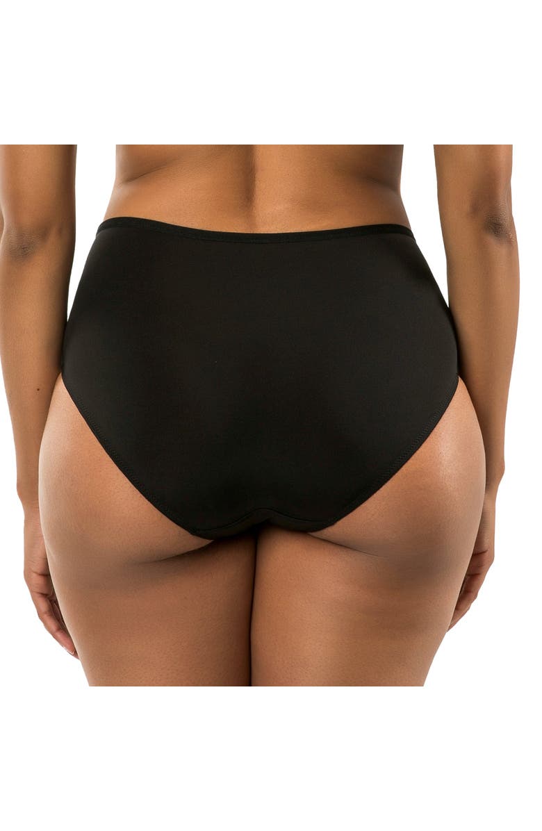 Parfait Luxlacy High Waist Brief, Alternate, color, Black