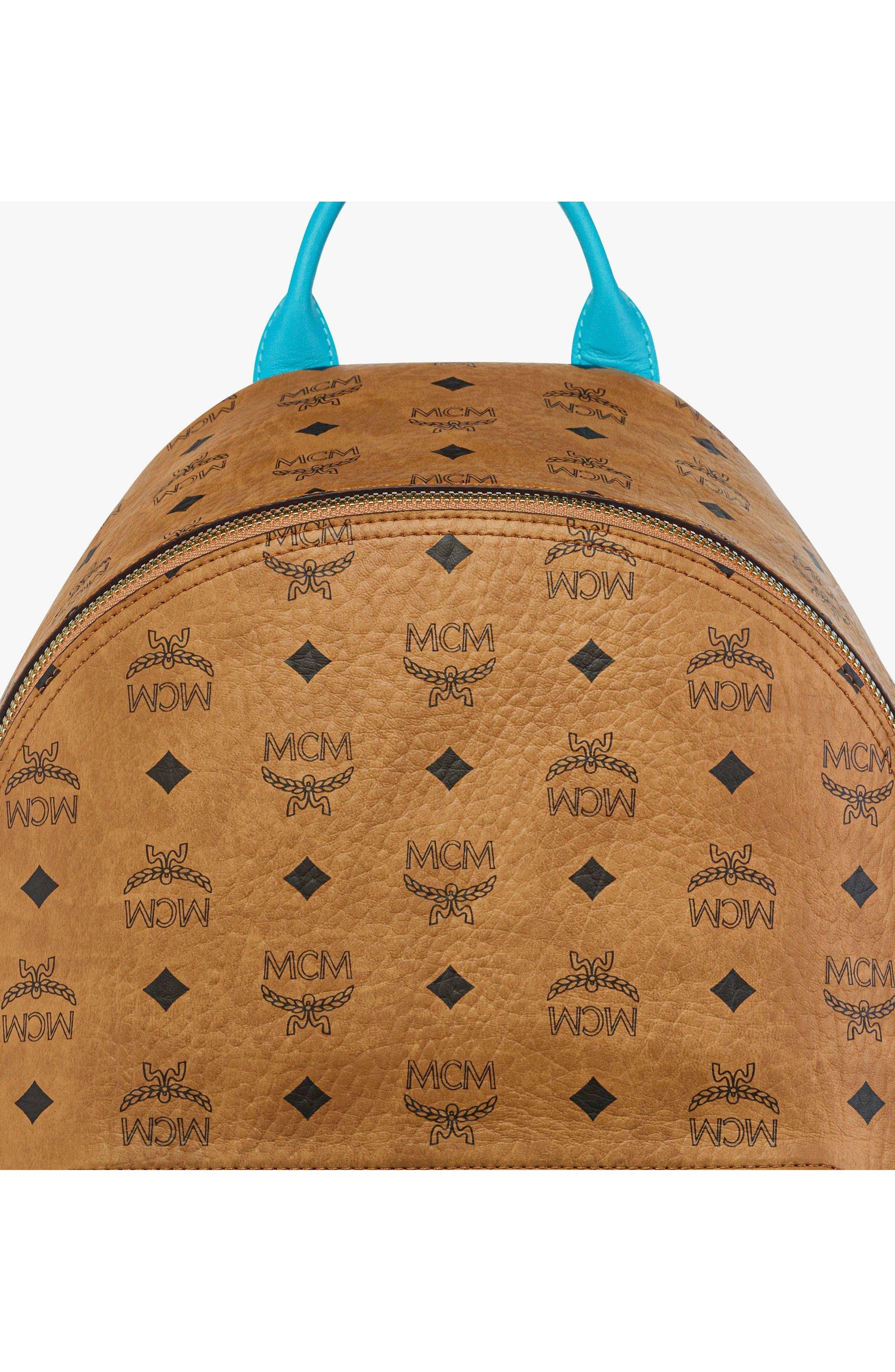 x We The Best Stark Backpack in Visetos, Alternate, color, Cognac
