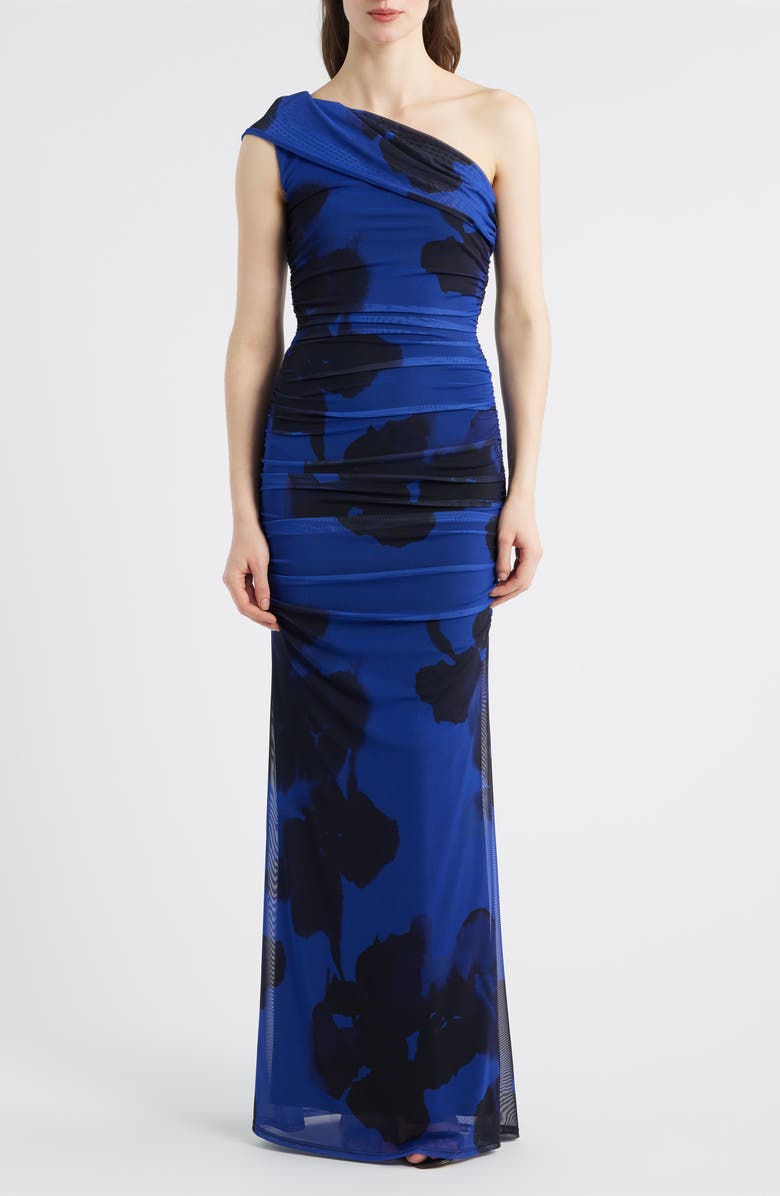 Black Halo Rosario Maxi Dress, Main, color, Inkstorm Blue