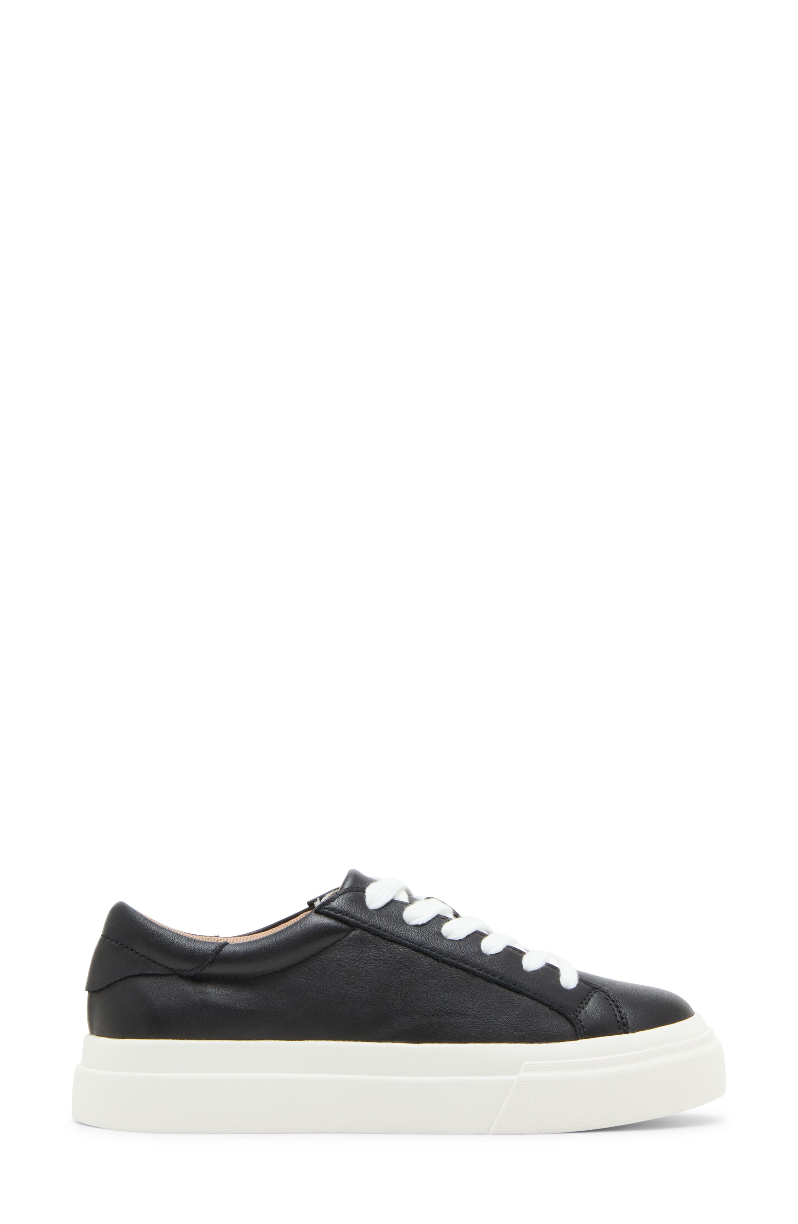 Blondo Venna Waterproof Sneaker, Alternate, color, Black Leather