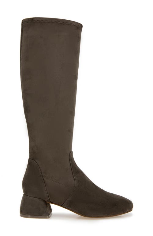 Gentle Souls By Kenneth Cole Emma Stretch Knee High Boot In Gray