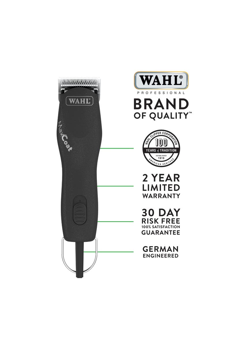 Corded grooming clipper for horses, dogs, and cats, Alternate, color, Black