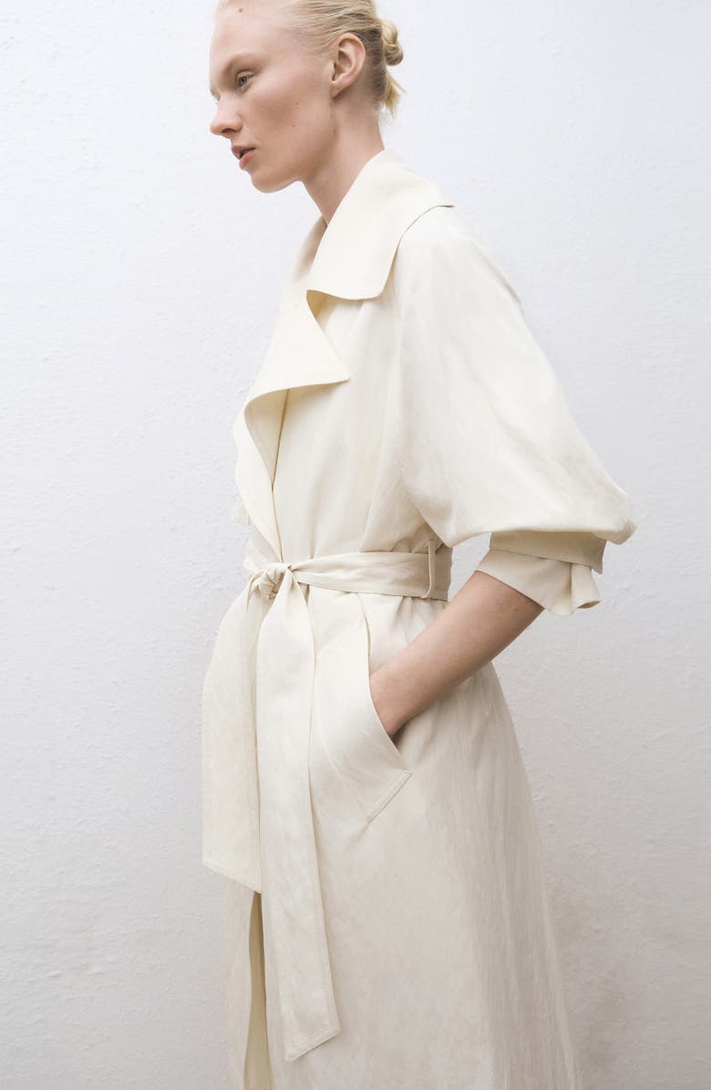 MANGO Oversize Trench Coat, Alternate, color, 
