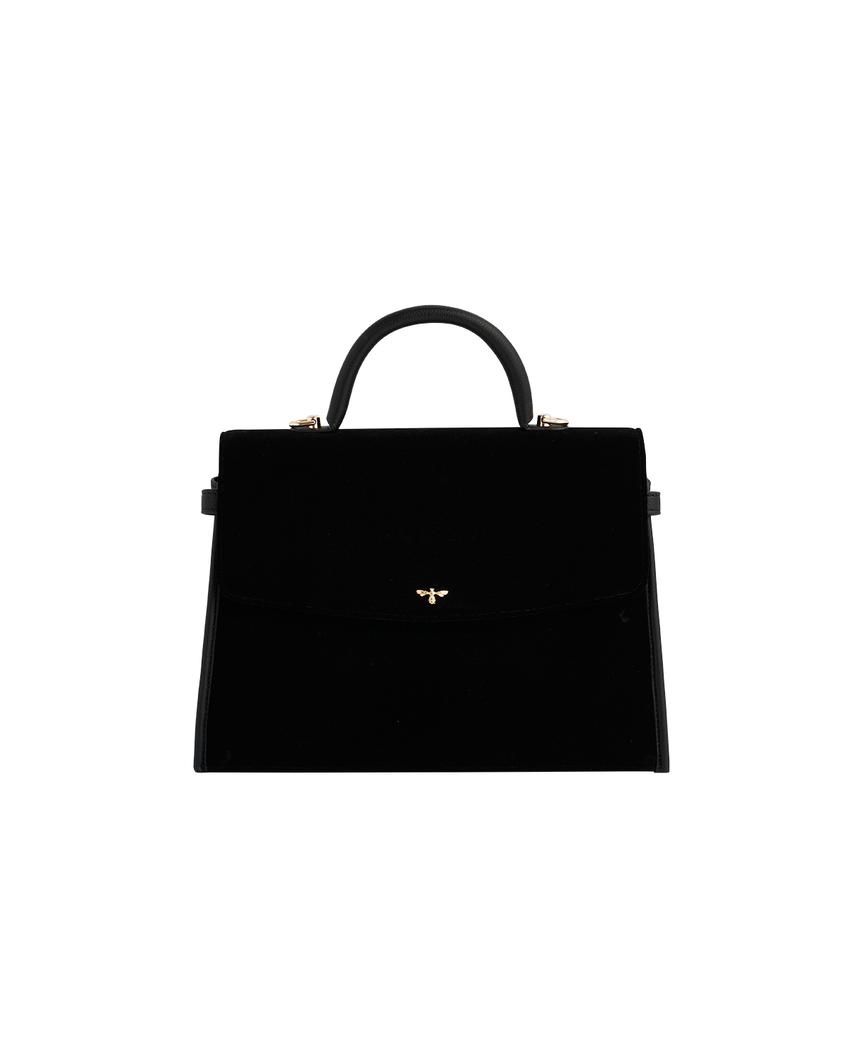 Fable England Black Structured Medium Tote, Alternate, color, Black