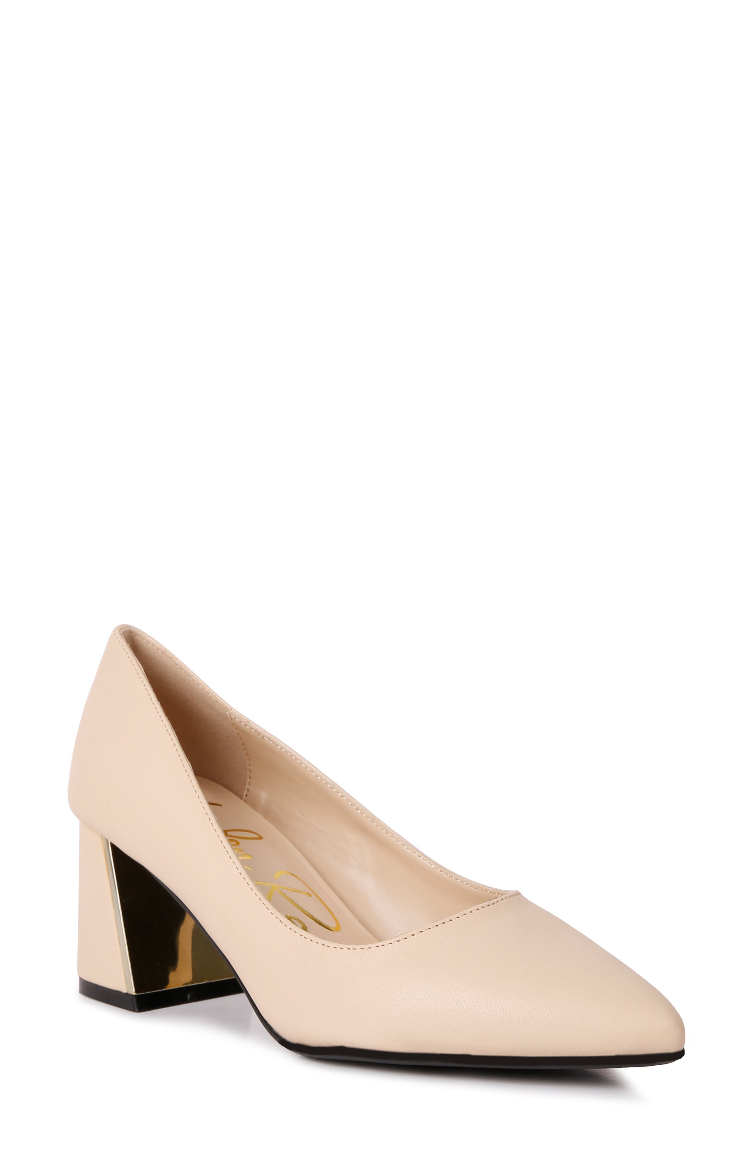 LONDON RAG Casey Pump, Main, color, Pale Ivory Beige