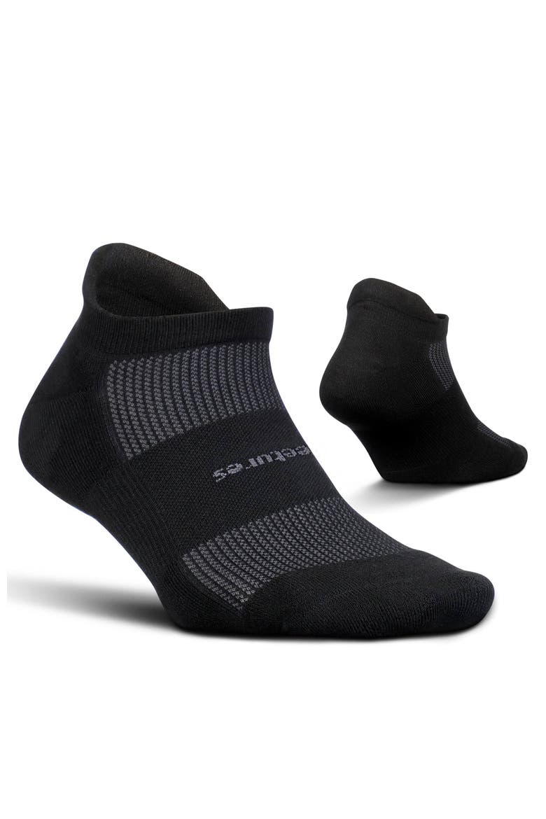 High Performance Max Cushion Ankle Sock  Tab Socks with Heel Tab, Alternate, color, Charcoal