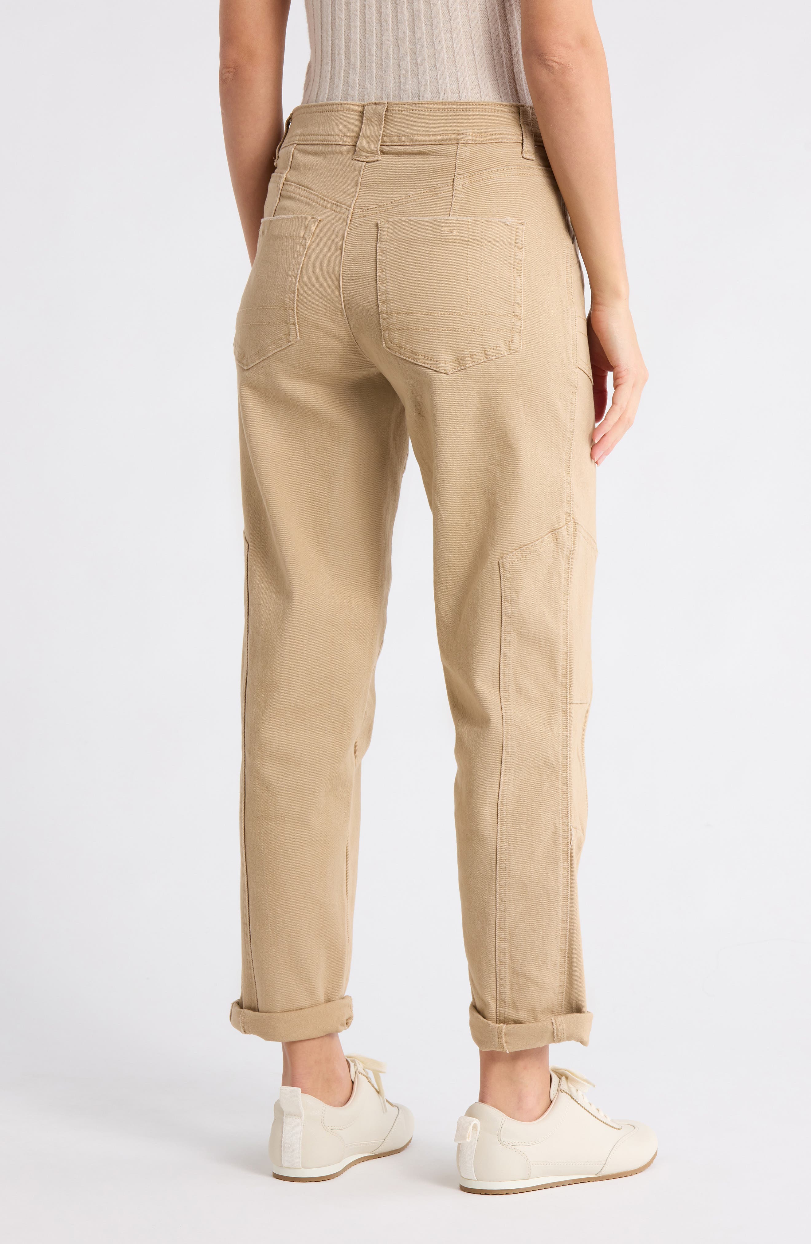 Tapered Side Panel Straight Leg Jeans - image 4