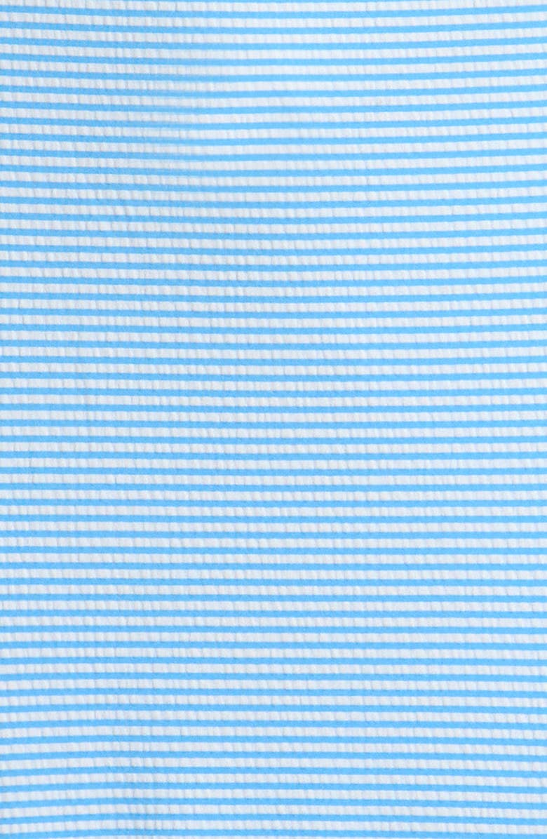 Seafolly Kids' Seersucker One-Piece Swimsuit, Alternate, color, Sky Stripe