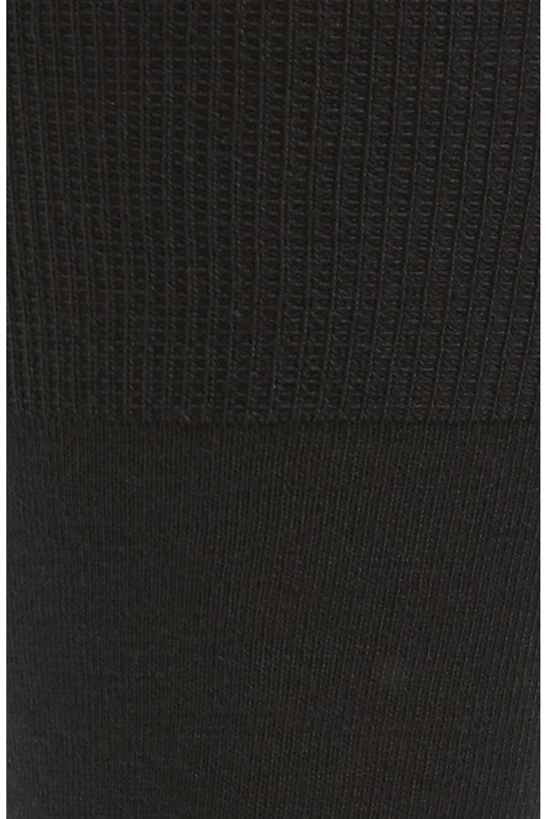 Airport Wool Blend Socks, Alternate, color, BLACK