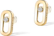 Messika Move Uno Diamond Post Earrings