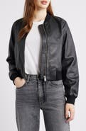 AllSaints Orten Leather Bomber Jacket