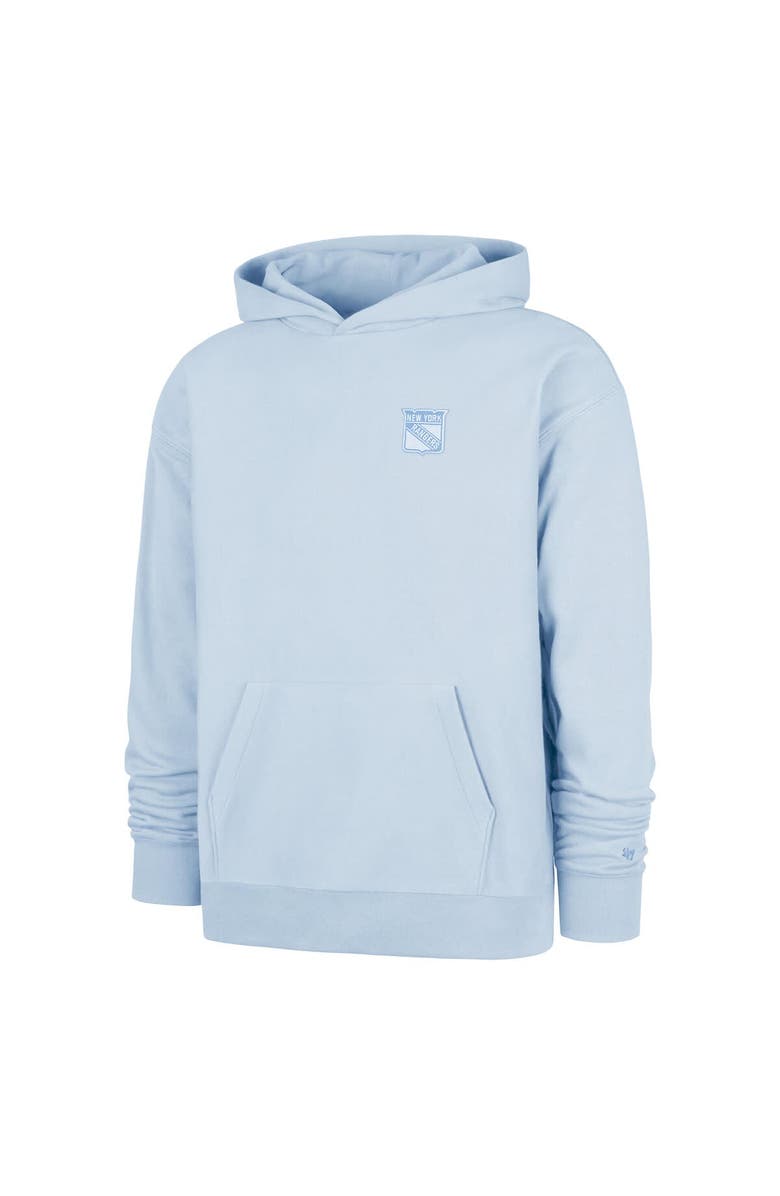 '47 Men's '47 Light Blue New York Rangers Foundation Pullover Hoodie, Alternate, color, Light Blue