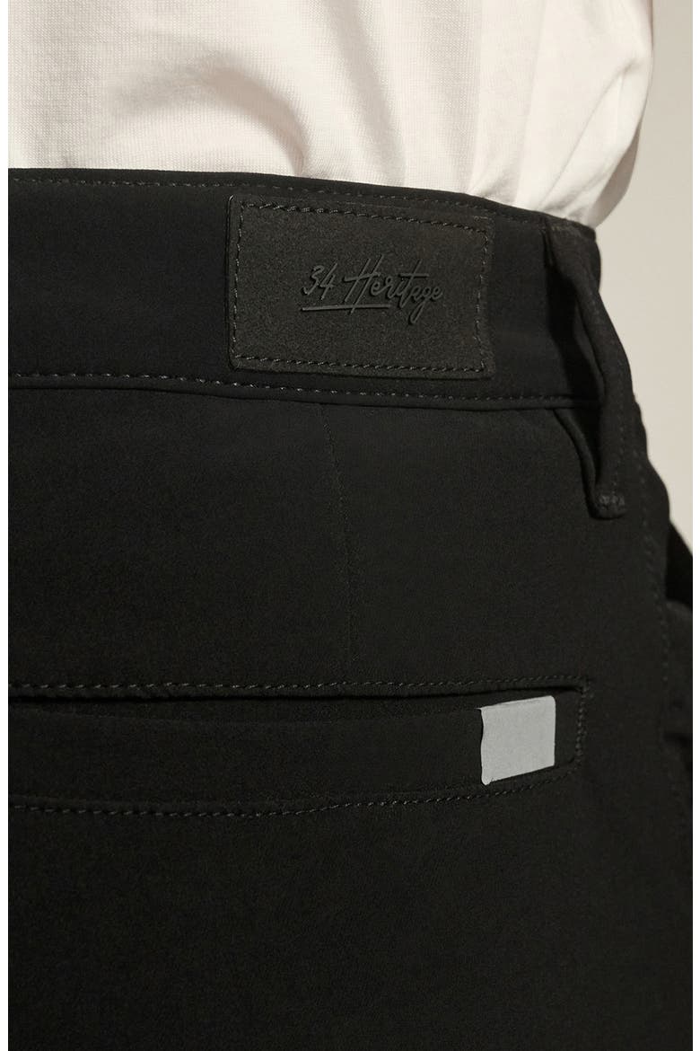 Arizona Commuter Flat Front Chino Shorts, Alternate, color, BLACK COMMUTER LUXE