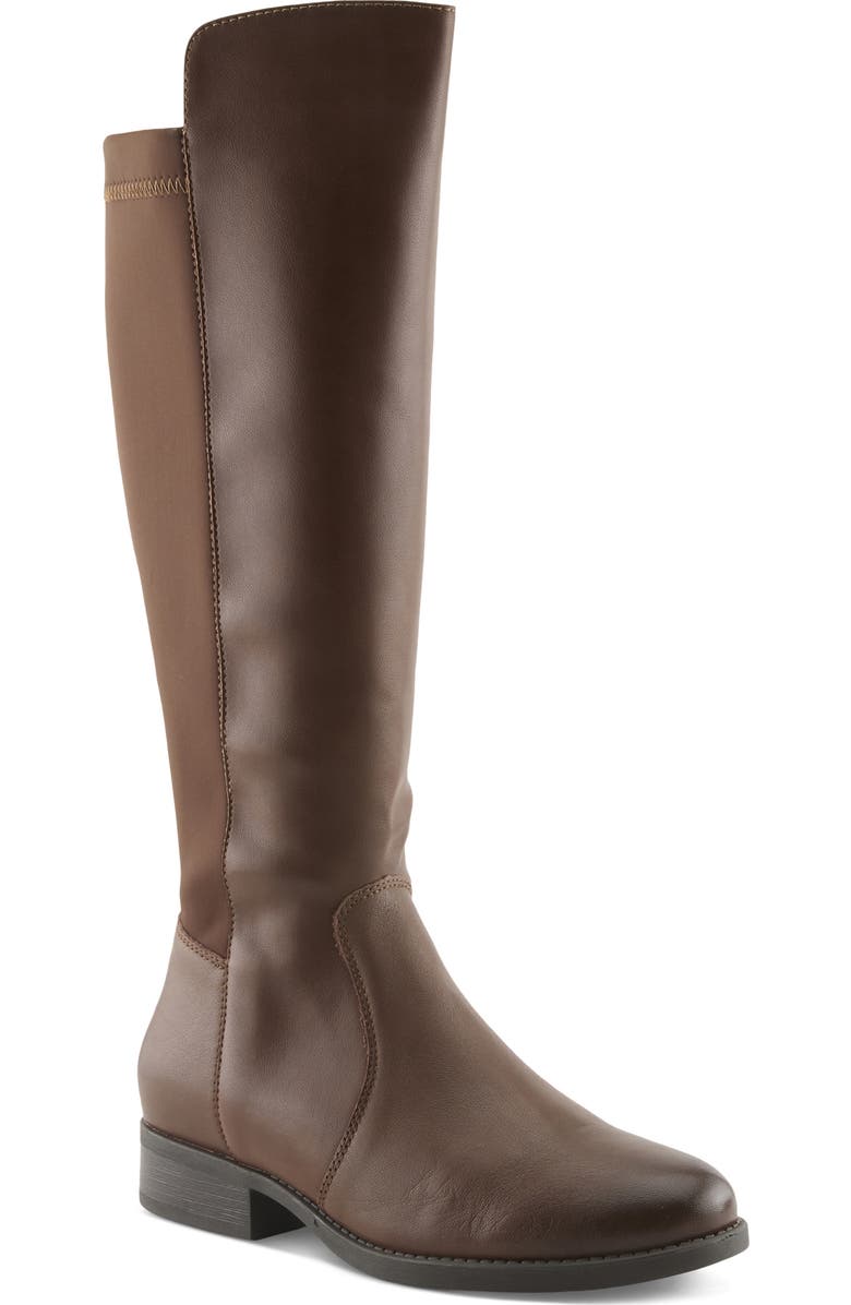 Spring Step Zaya Knee High Boot, Main, color, Brown