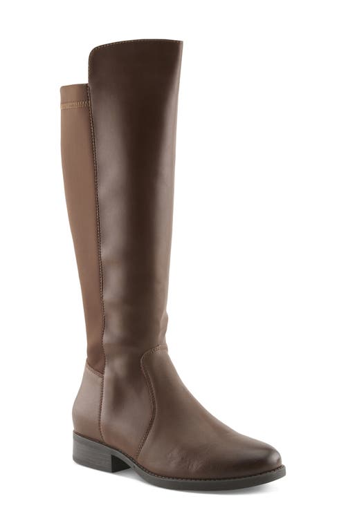Spring Step Zaya Knee High Boot In Brown