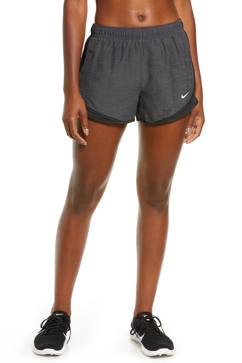 Tempo Dri-FIT Running Shorts, Main, color, BLACK HEATHER/ WOLF GREY