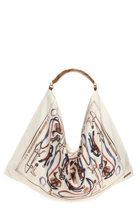 Medium Satin Scarf Bag