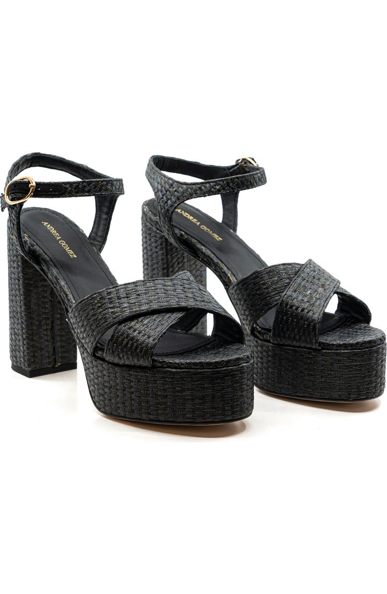 Andrea Gomez Bella Sandal, Alternate, color, Black