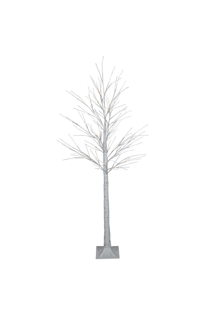 Northlight 4' LED Lighted White Birch Christmas Twig Tree - Warm White Lights, Main, color, 