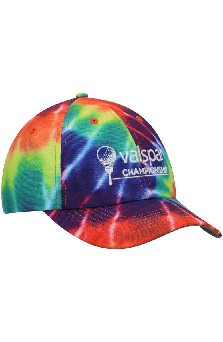 IMPERIAL Men's Imperial Yellow Valspar Championship Hullabaloo Tie-Dye Adjustable Hat, Alternate, color, Yellow