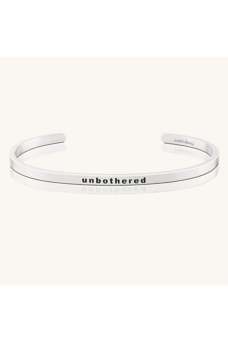 unbothered Bracelet, Main, color, Silver