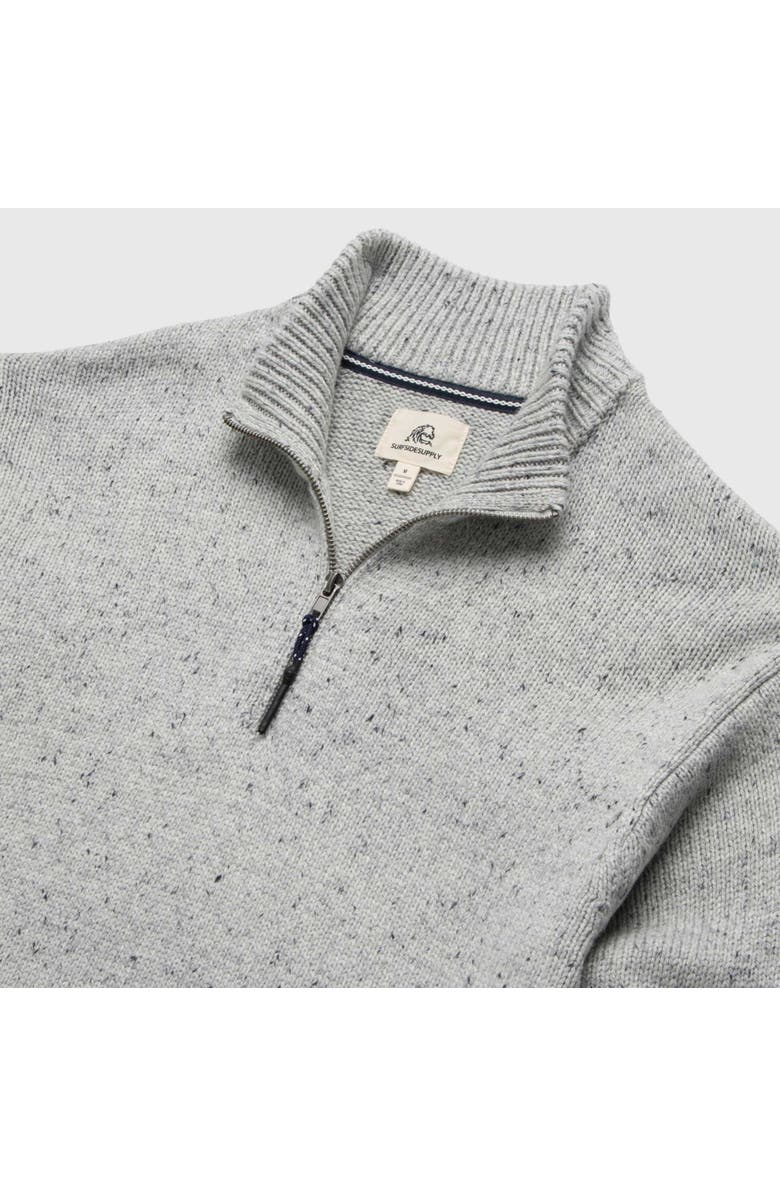 Surfside Supply Co. Robbie Mock Sweater, Alternate, color, Heather Grey