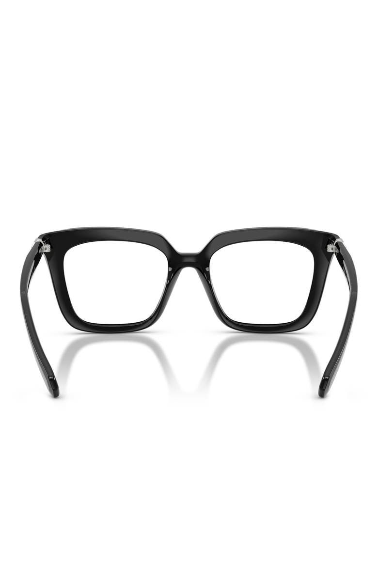 51mm Square optical glasses, Alternate, color, BLACK/ DEMO LENS