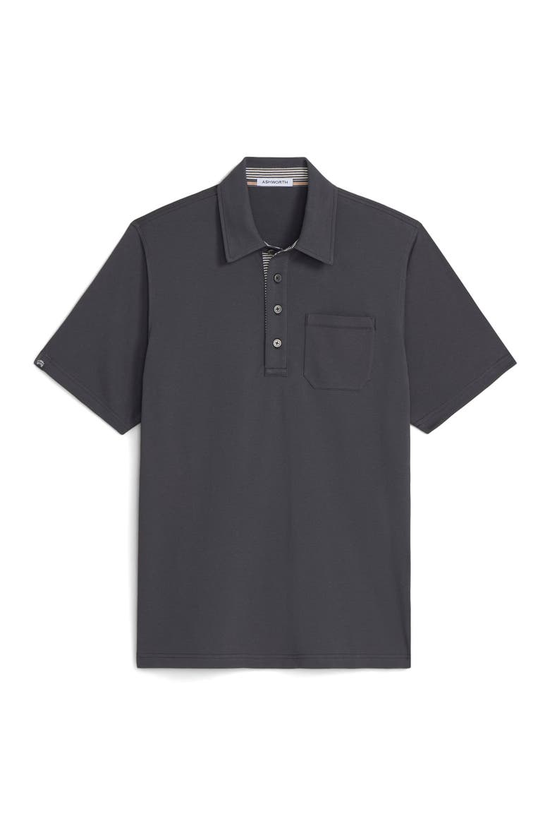 Uppers Polo, Alternate, color, Asphalt
