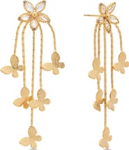 EYE CANDY LOS ANGELES Soraya Flutter Fringe Drop Earrings