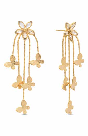 Soraya Flutter Fringe Drop Earrings