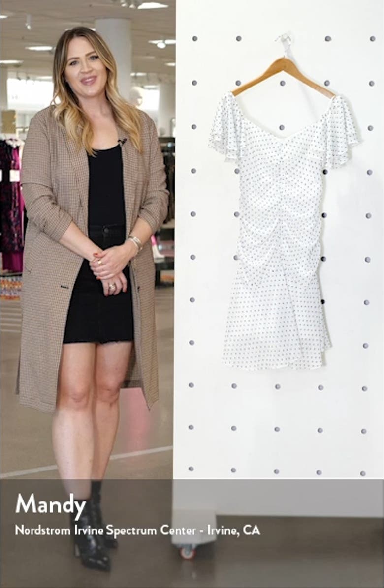 Marley Ruched Minidress, sales video thumbnail