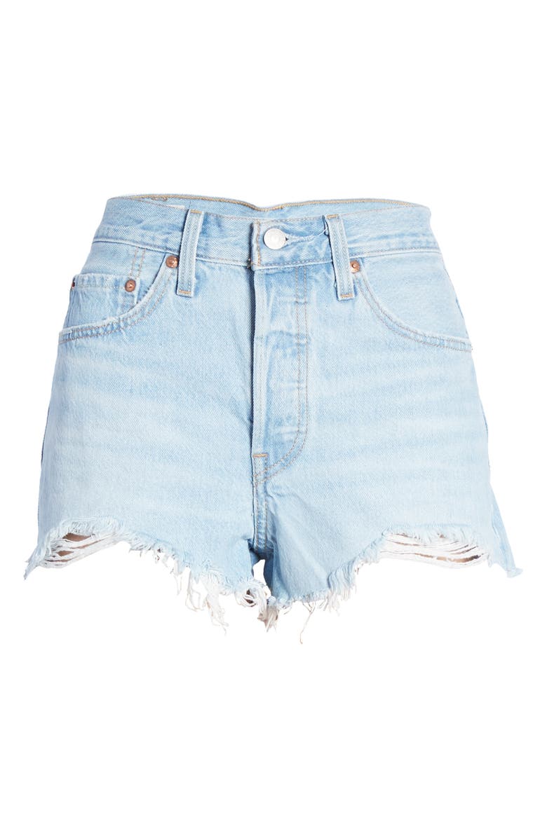 Levi's <sup>®</sup> 501<sup>®</sup> Original Cutoff Denim Shorts, Alternate, color, Ojai Luxor Heat Short