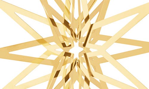Georg Jensen Top Star 2025 18 Karat Gold Plate Tree Topper In Gold