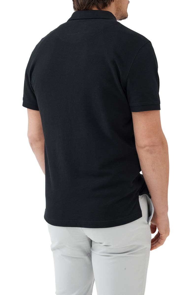 Rodd & Gunn Gunn Piqué Sports Fit Cotton Polo, Alternate, color, Onyx