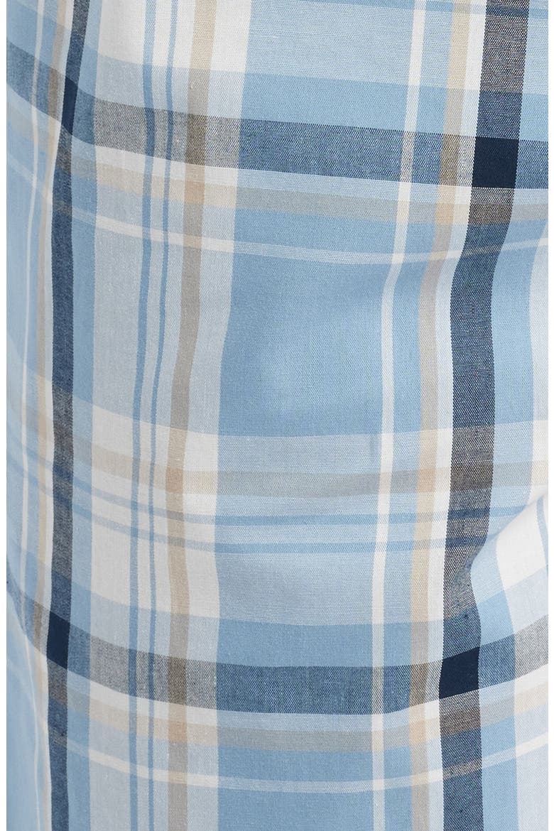 Cozy Pajama T-Shirt & Woven Cotton Shorts Set, Alternate, color, CHAMBRAY