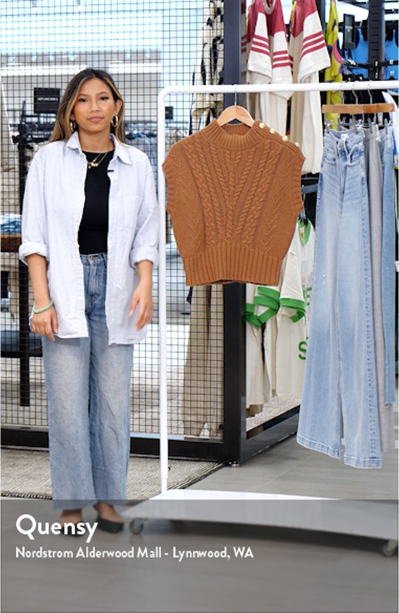 Mock Neck Sweater Vest, sales video thumbnail