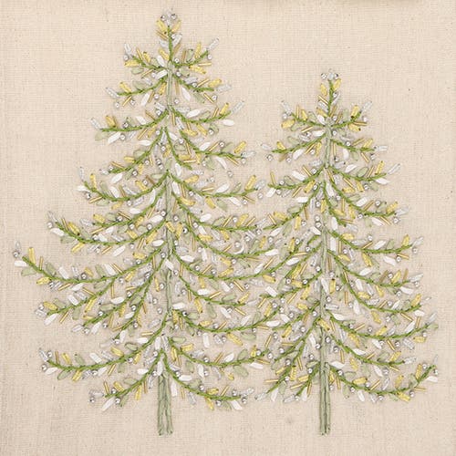 C & F Home C&f Home Winter Garden Table Runner 13" X 72" In Neutral